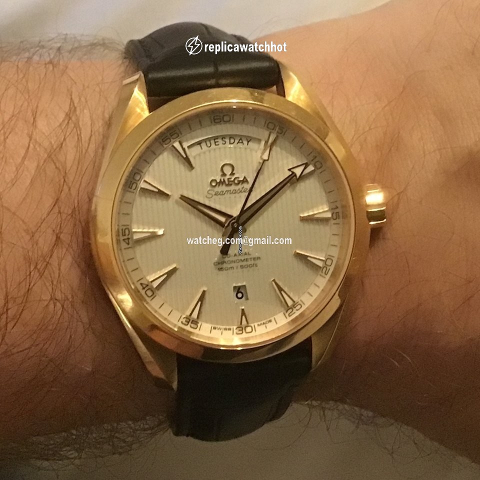 Omega Seamaster Aqua Terra Mens watch Unisex Automatic Red gold 231.53.42.22.06.001 2