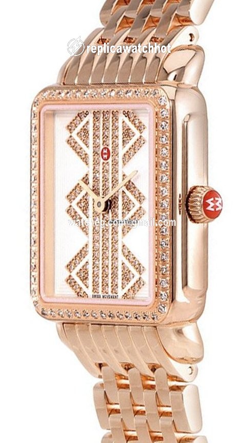 Michele Deco Womens watch Quartz Rose gold MWW06I000021 2