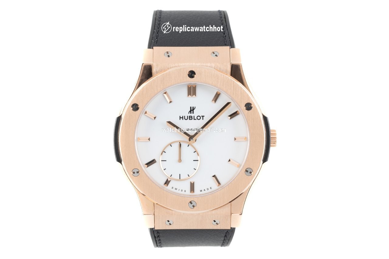 Hublot Classic Fusion Ultra-Thin Mens watch Unisex Manual winding Red gold 515.OX.2210.LR 2