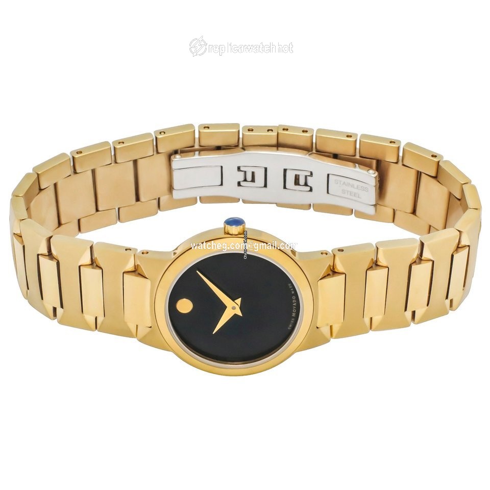 Movado Womens watch Quartz Gold Steel 0607297 2