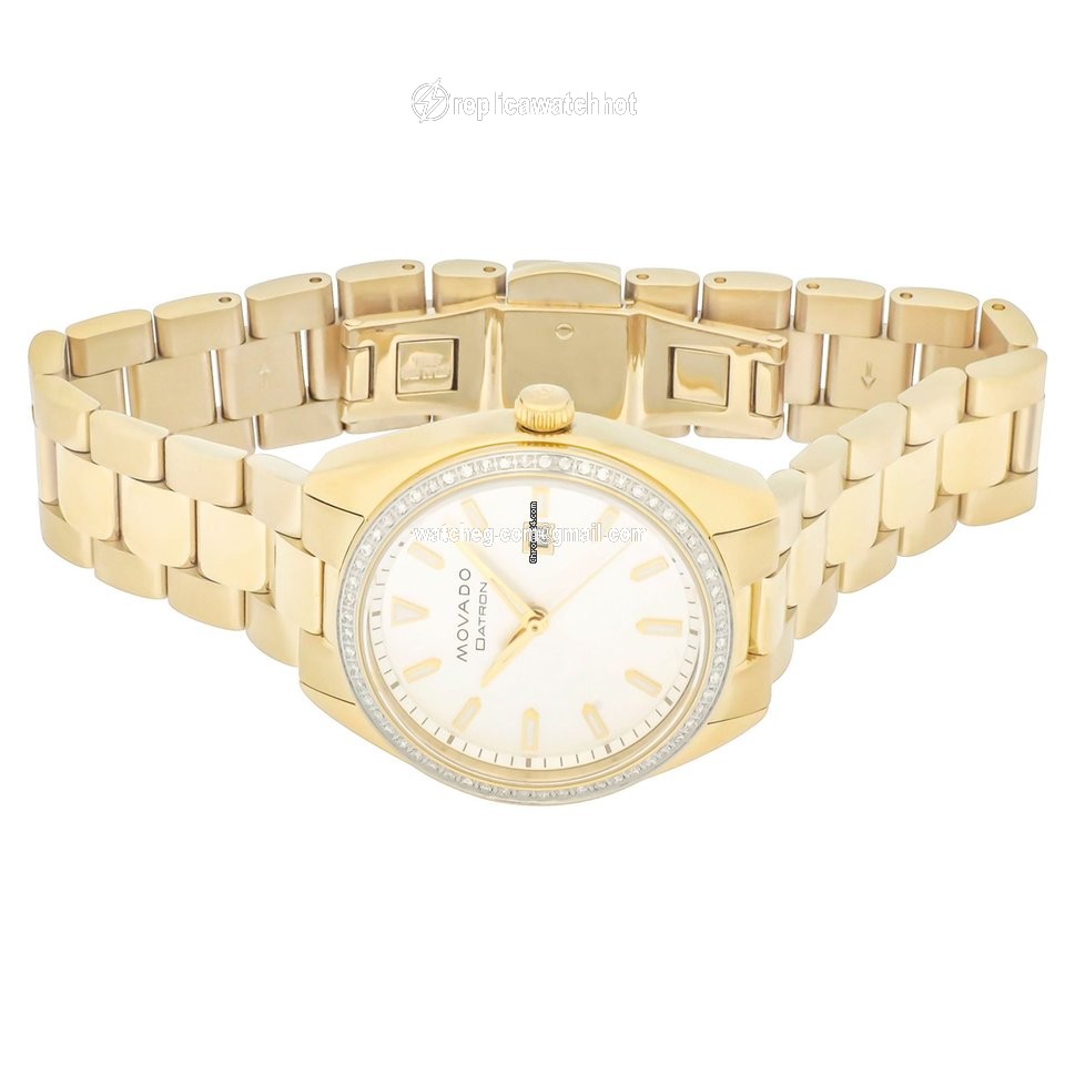 Movado Datron Womens watch Quartz Gold Steel 3650070 2