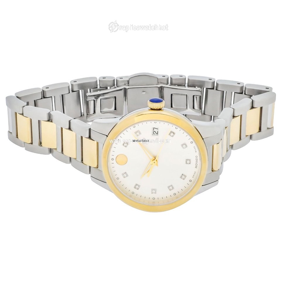 Movado Womens watch Quartz Gold Steel 0607399 2