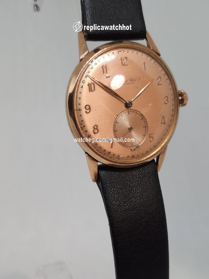 IWC Mens watch Unisex Manual winding Rose gold c62 2