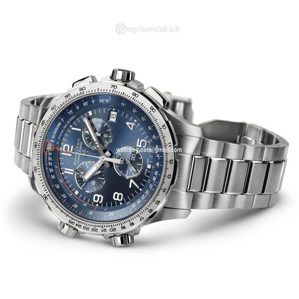 Hamilton Khaki X-Wind Quartz Steel H77922141 2