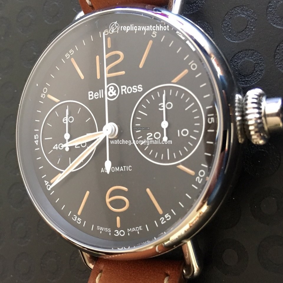 Bell & Ross Vintage Mens watch Unisex Steel BRWW1-MONO-HER SCA 2