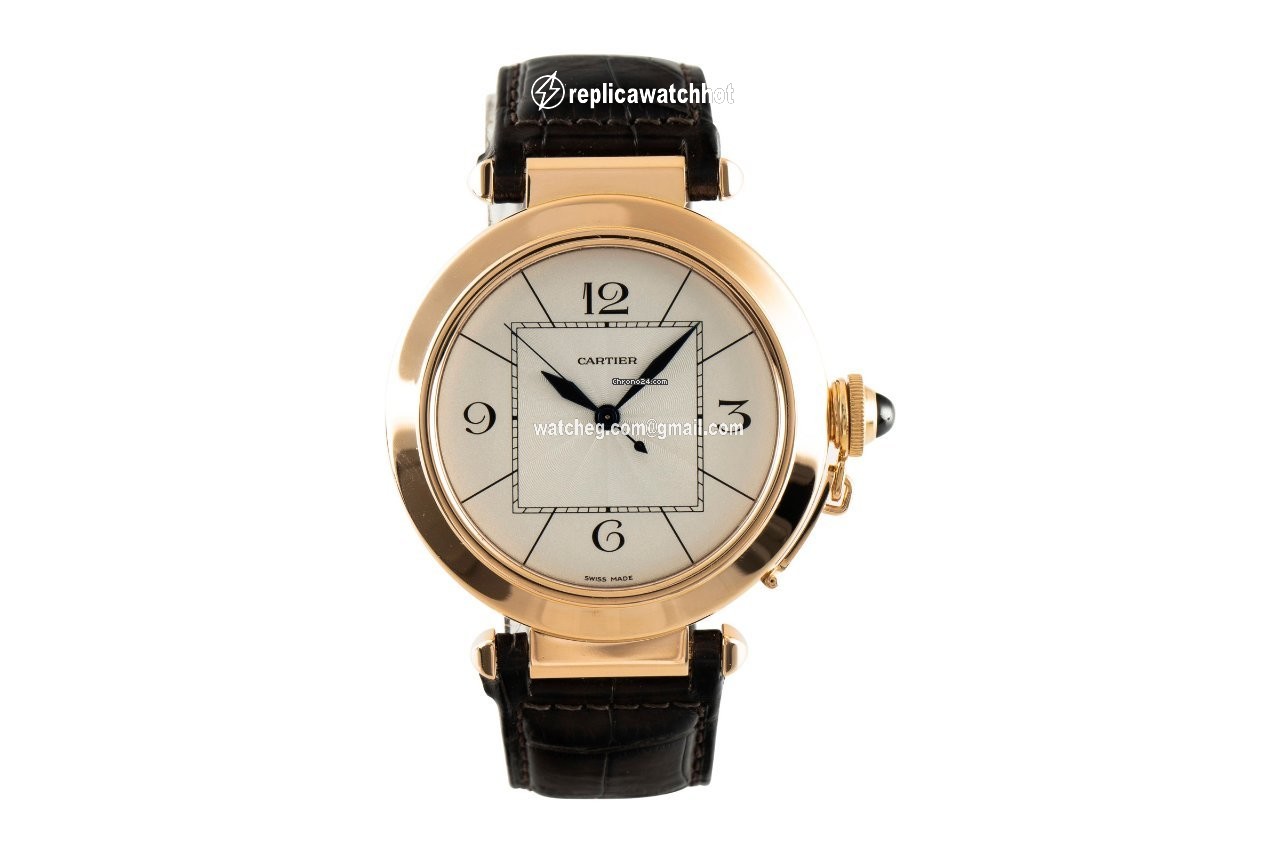Cartier Pasha Mens watch Unisex Automatic Red gold 2770 2