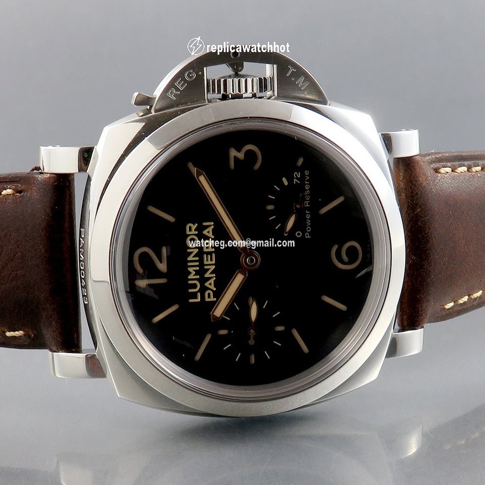 Panerai Luminor 1950 3 Days Power Reserve Mens watch Unisex Manual winding Steel PAM 00423orPAM 423 2