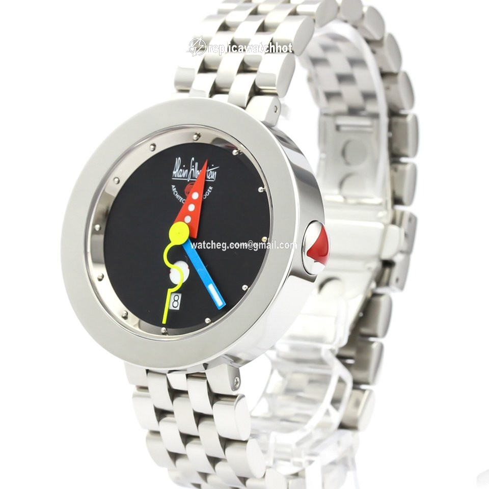 Alain Silberstein Mens watch Unisex Automatic Steel OS11 2
