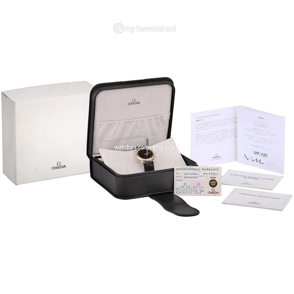 Omega De Ville Mens watch Unisex Automatic Rose gold 4601.54.11 2