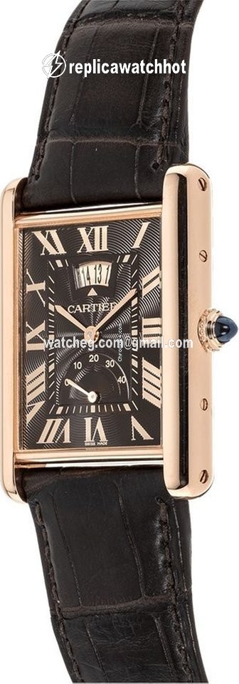 Cartier Tank Louis Cartier Mens watch Unisex Manual winding Rose gold W1560002 2
