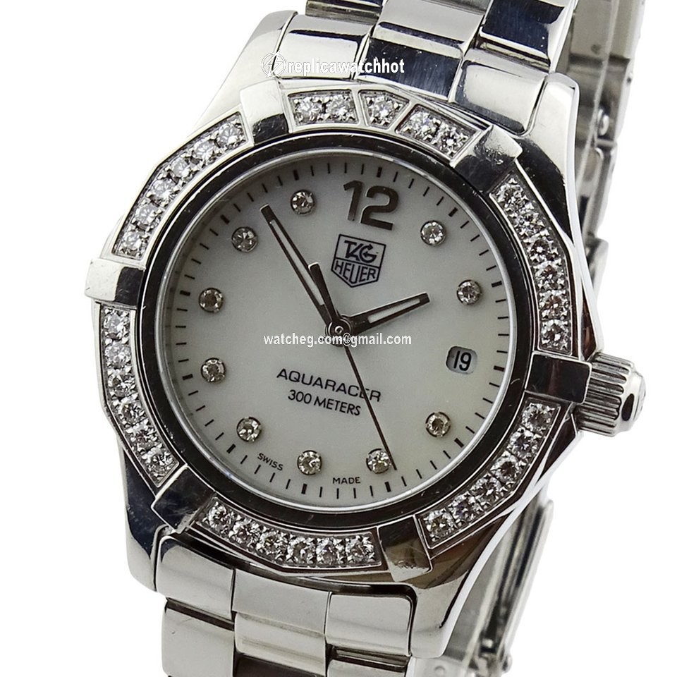 TAG Heuer Aquaracer Lady Womens watch Quartz Steel WAF1416.BA0824 2