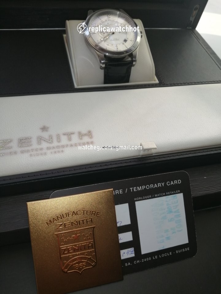 Zenith Elite Dual Time Mens watch Unisex Automatic Steel 03.0520.683 2