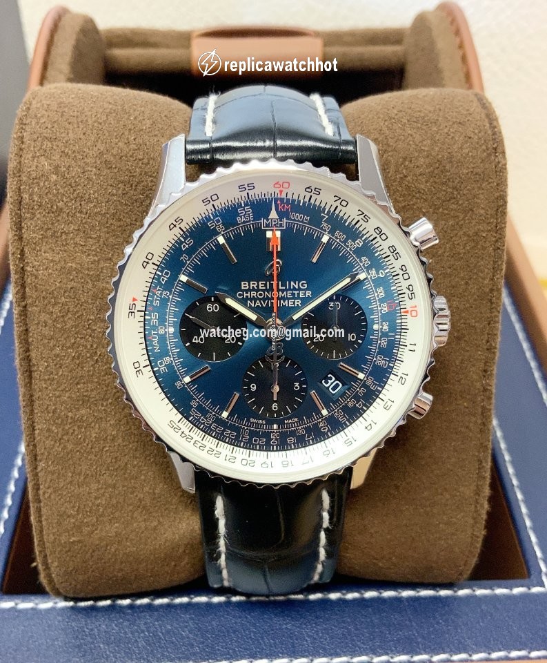 Breitling Navitimer 1 B01 Chronograph 43 Mens watch Unisex Automatic Steel AB0121211C1P1 2