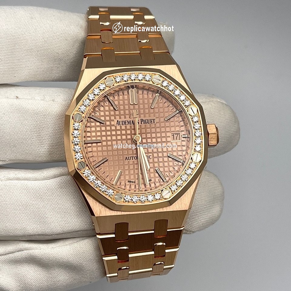 Audemars Piguet Royal Oak Lady Womens watch Automatic Rose gold 15451OR.ZZ.1256OR.03 2