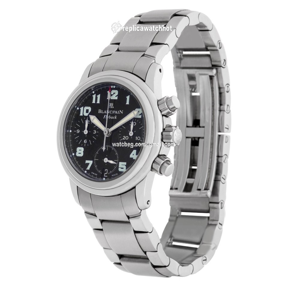 Blancpain Leman Fly-Back Womens watch Automatic Steel 2185F-1130-71 2