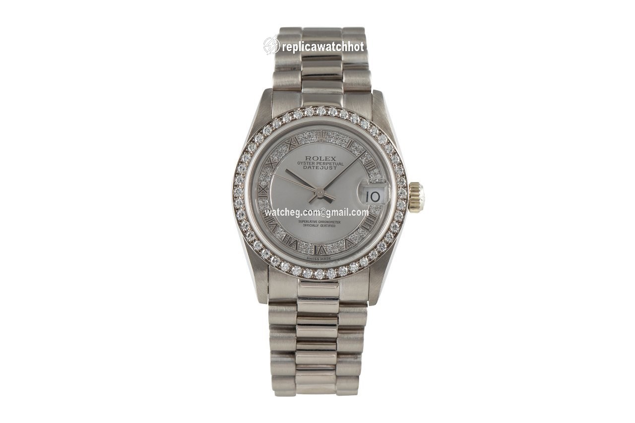 Rolex Datejust 31 Womens watch White gold Automatic 68289 2