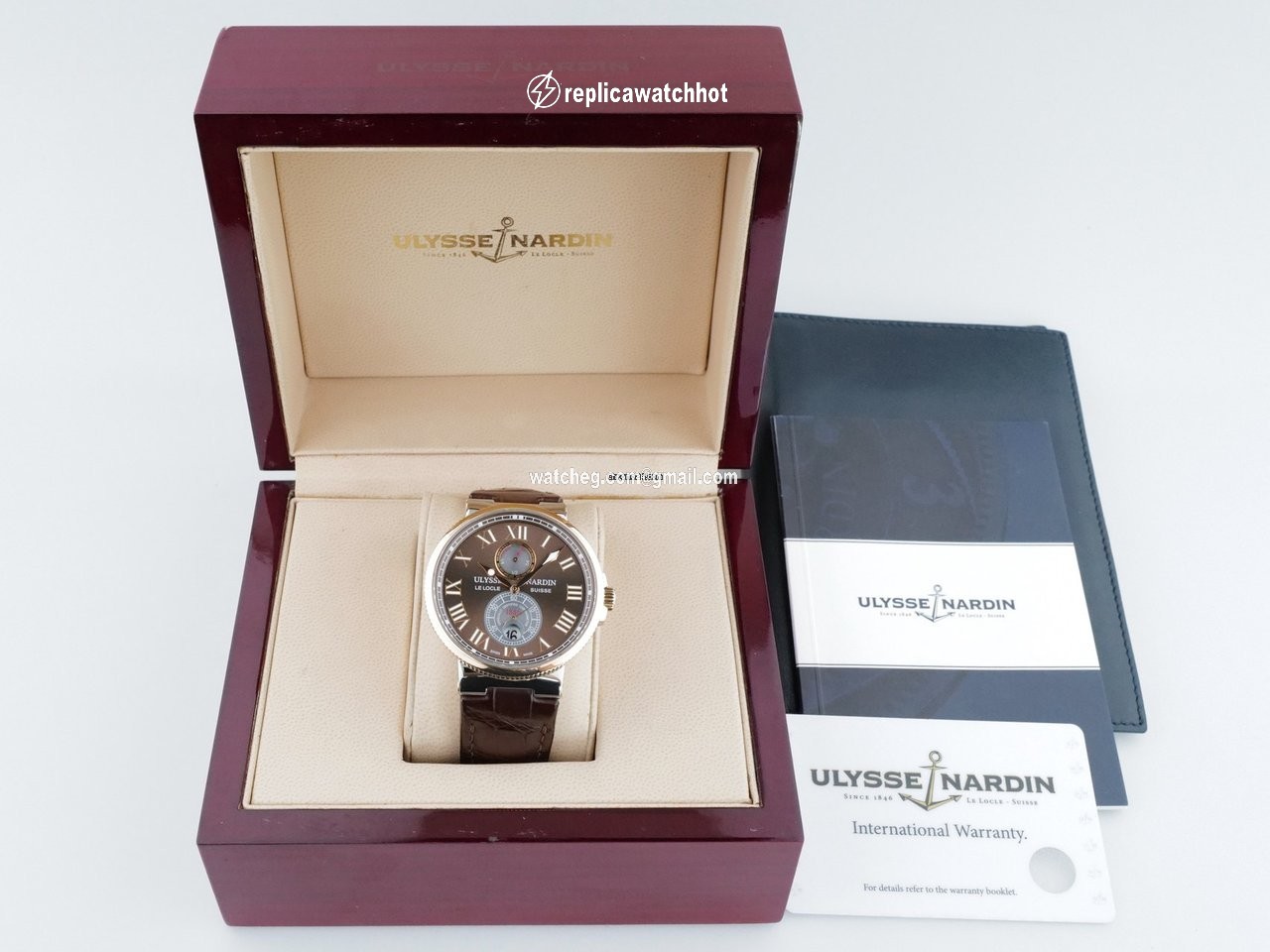 Ulysse Nardin Marine Chronometer 43mm Mens watch Unisex Automatic Gold Steel 265-67 45 2