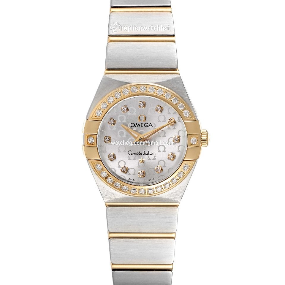 Omega Constellation Quartz Womens watch Quartz Steel 123.25.24.60.52.001 2