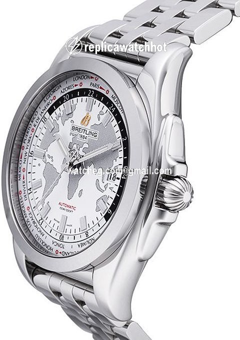 Breitling Galactic Unitime Mens watch Unisex Automatic Steel WB3510U0-A777-375A 2