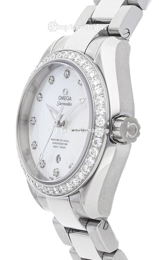 Omega Seamaster Aqua Terra Womens watch Automatic Steel 23115342055002 2