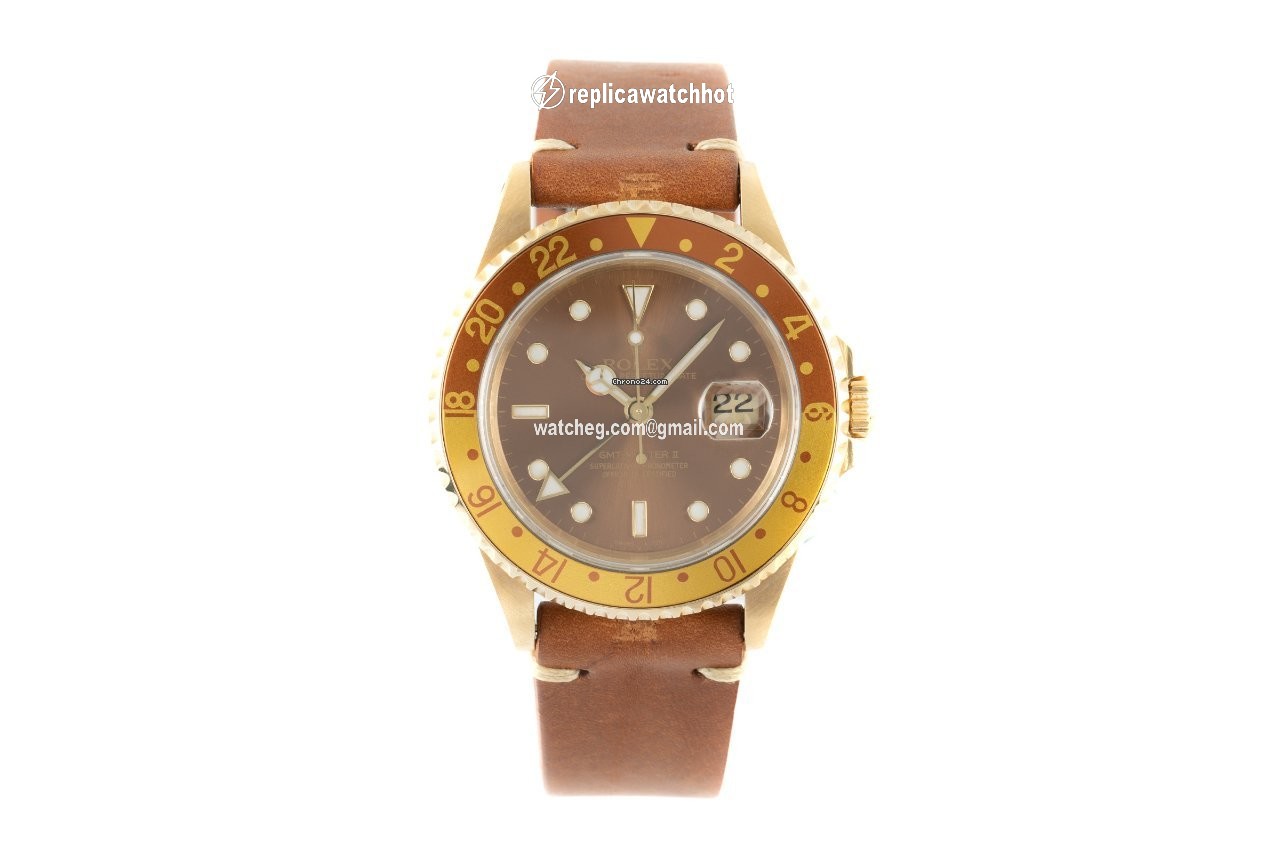 Rolex GMT-Master II Mens watch Unisex Yellow gold Automatic 16718 2