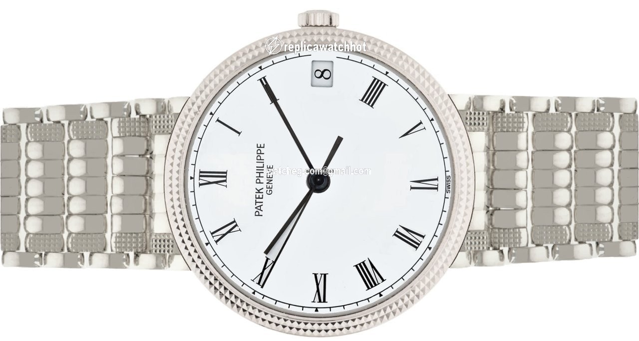 Patek Philippe Calatrava Mens watch Unisex Automatic White gold 3802 205 2