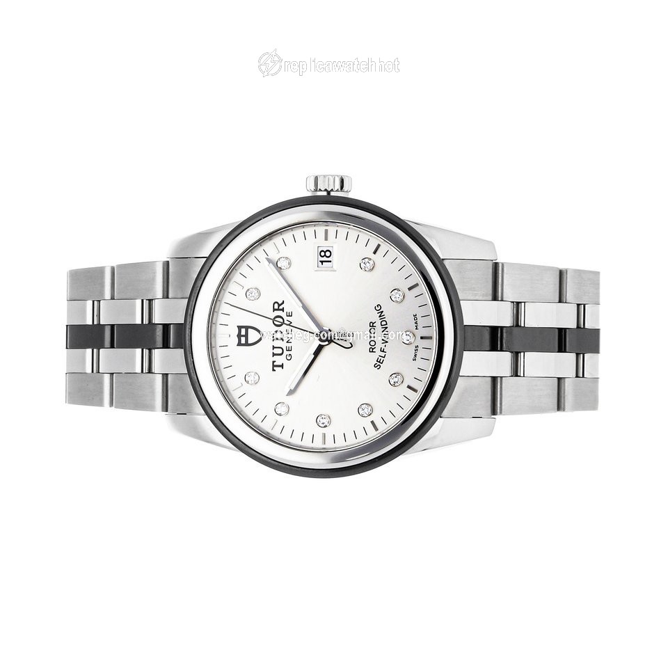 Tudor Glamour Date Womens watch Automatic Steel 55010N SLV DI BRC 2