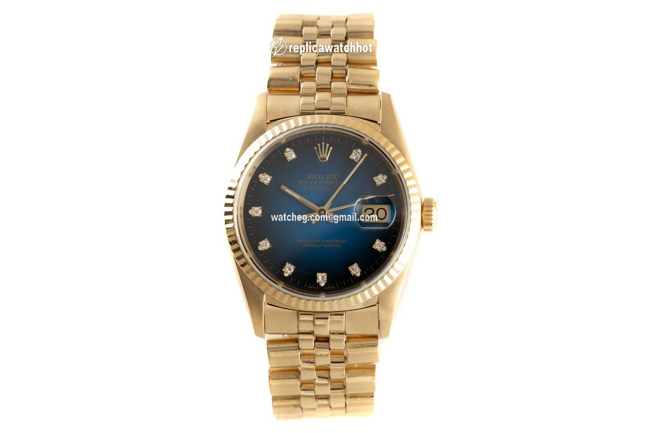 Rolex Datejust 36 Mens watch Unisex Yellow gold Automatic 16238 2