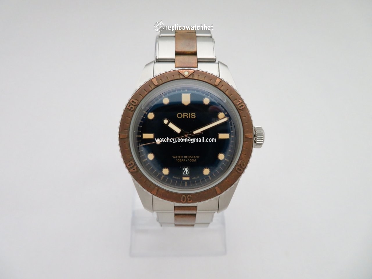 Oris Divers Sixty Five Mens watch Unisex Automatic Steel 01 733 7707 4355-07 8 20 17 2
