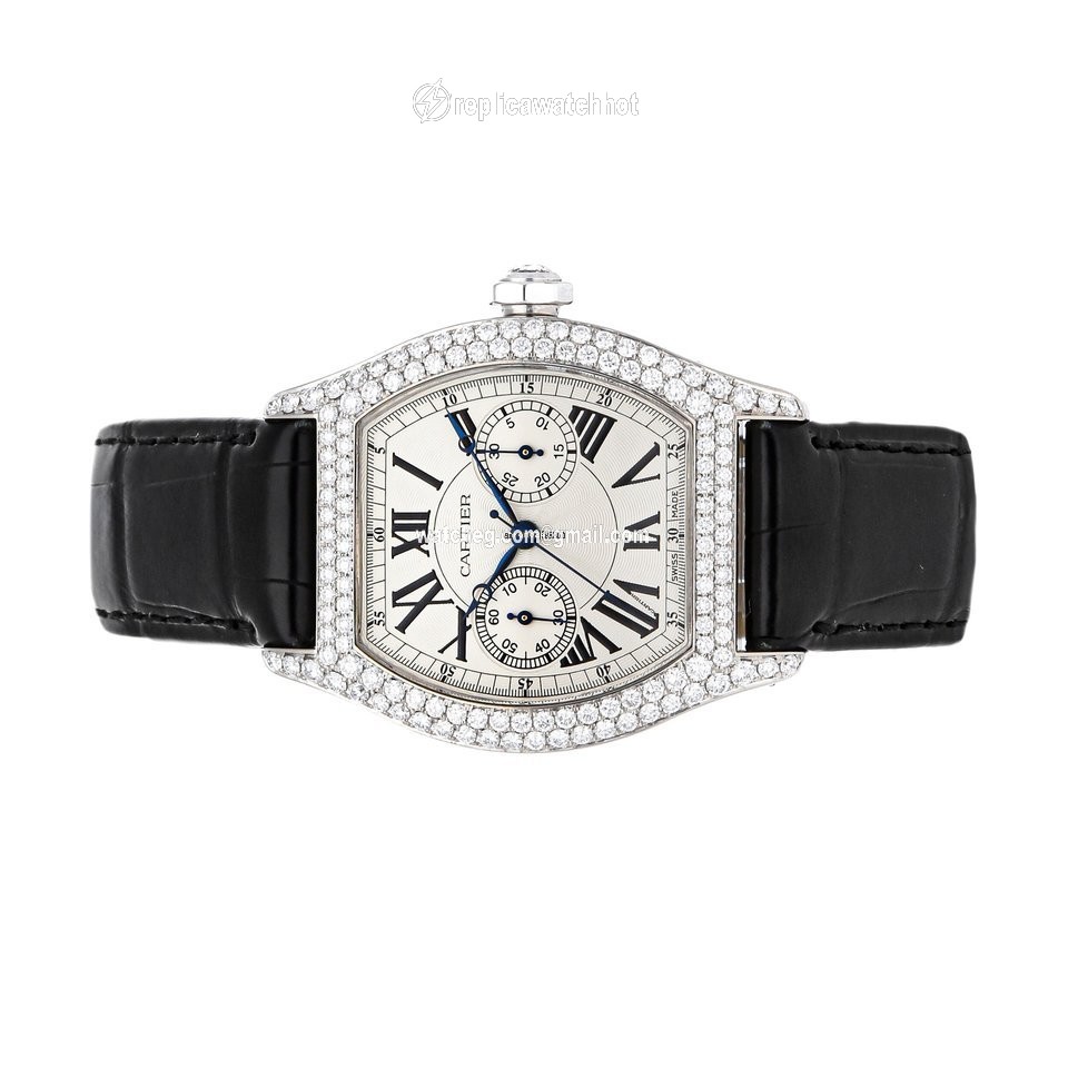 Cartier Tortue Womens watch Manual winding White gold WA506351 2