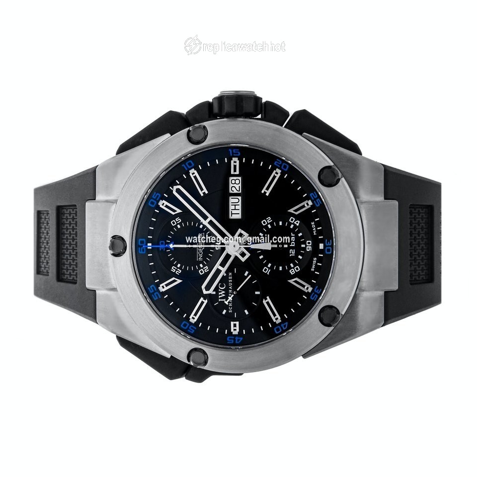 IWC Ingenieur Double Chronograph Titanium Mens watch Unisex Automatic Titanium IW3765-01 2