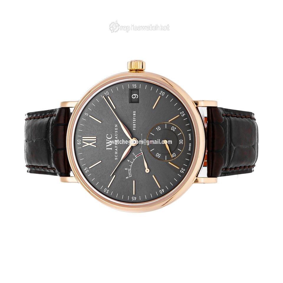 IWC Portofino Hand-Wound Mens watch Unisex Manual winding Rose gold IW5101-04 2