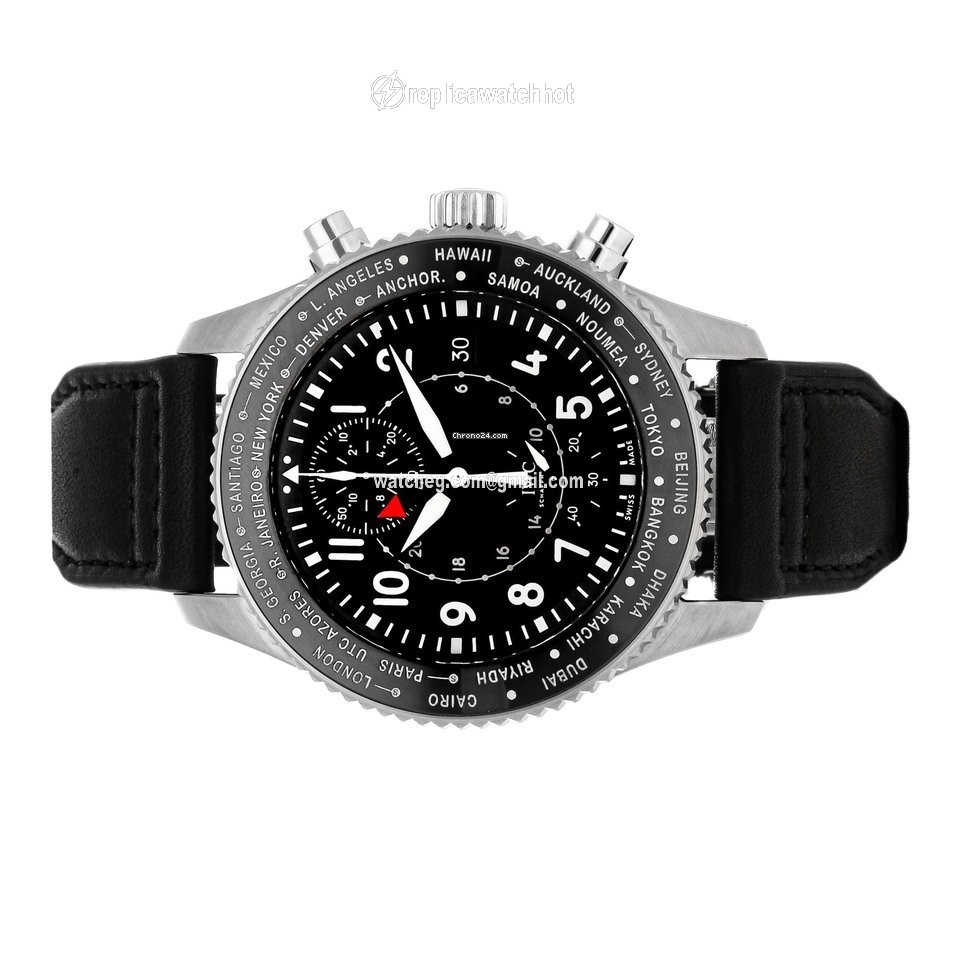 IWC Pilot Chronograph Mens watch Unisex Automatic Steel IW3950-01 2