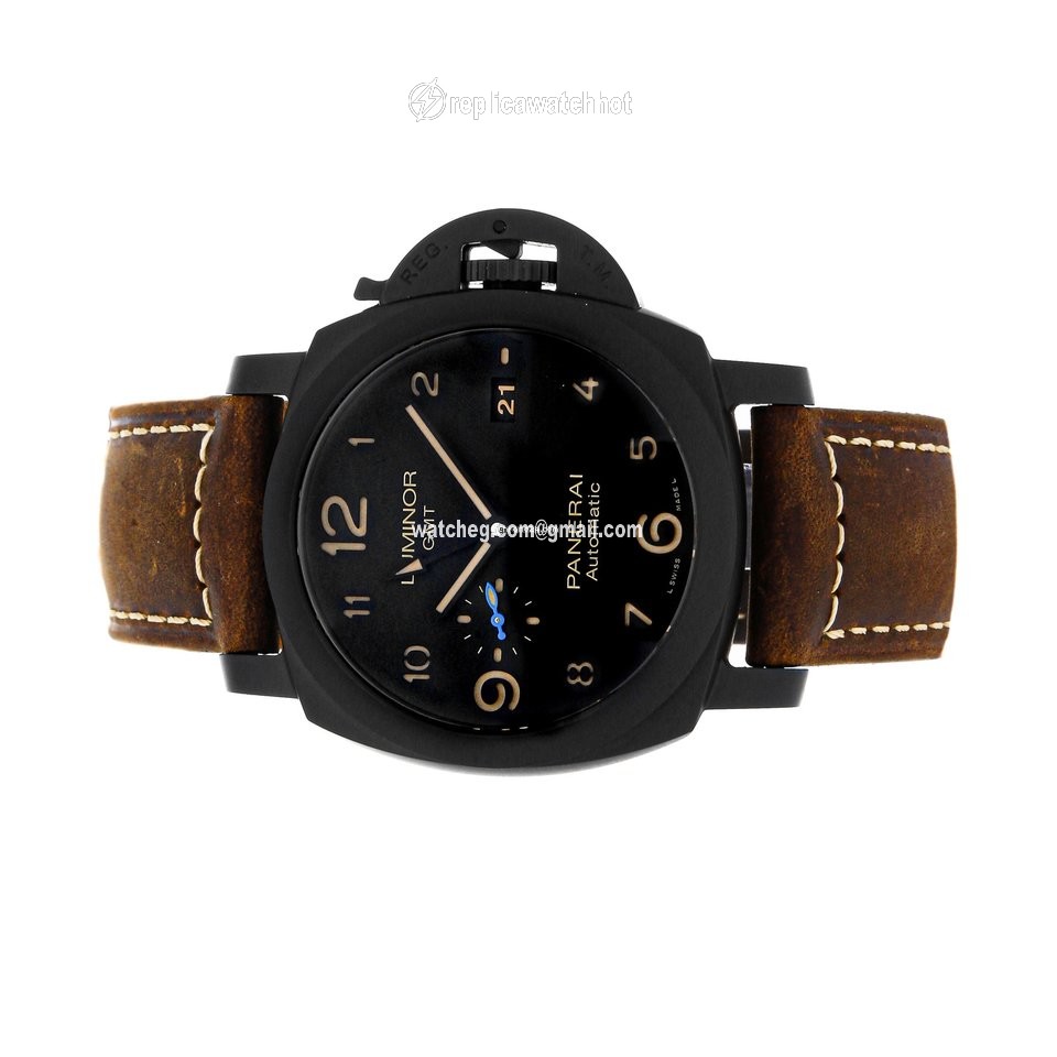 Panerai Luminor 1950 3 Days GMT Automatic Mens watch Unisex Automatic Ceramic PAM01441 2