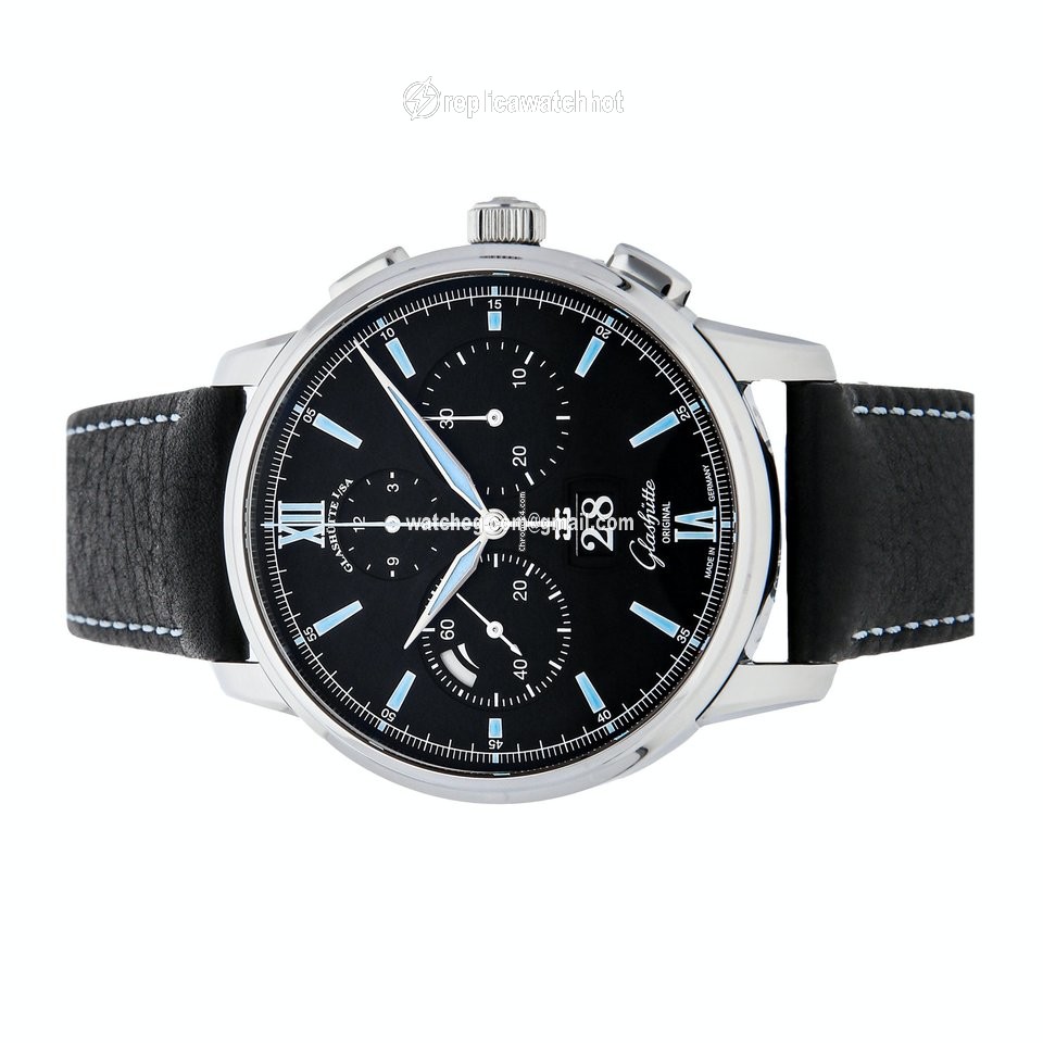 Glashtte Original Senator Chronograph Panorama Date Mens watch Unisex Automatic Steel 37-01-03-02-35 2