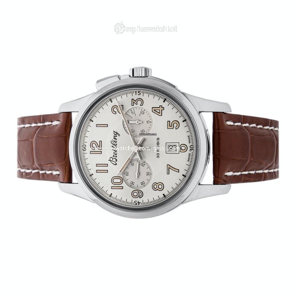 Breitling Transocean Chronograph 1915 Mens watch Unisex Manual winding Steel AB141112 G799 2