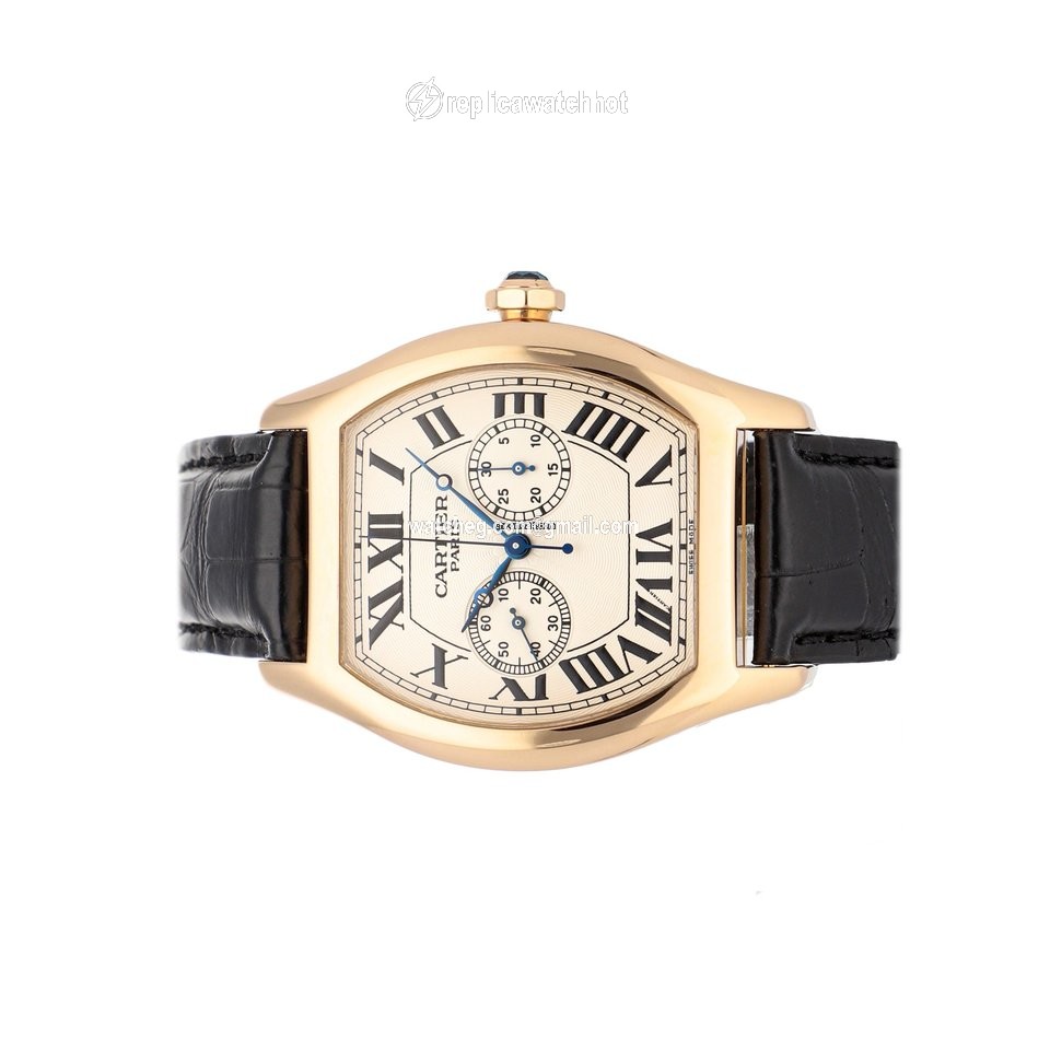 Cartier Tortue Mens watch Unisex Manual winding Rose gold W1547451 2