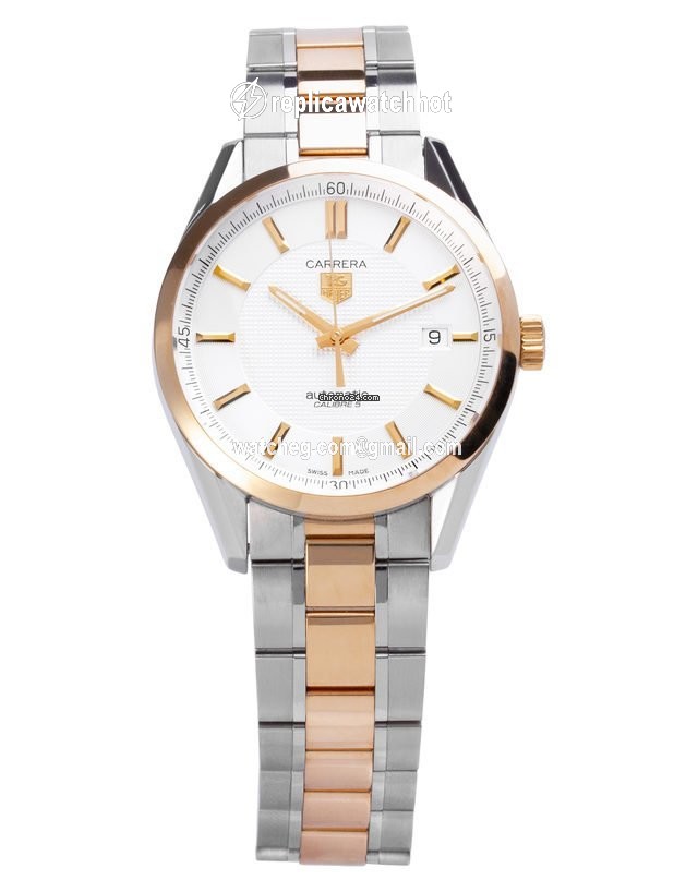 TAG Heuer Carrera Calibre 5 Mens watch Unisex Automatic Gold Steel WV215A.B00788 2