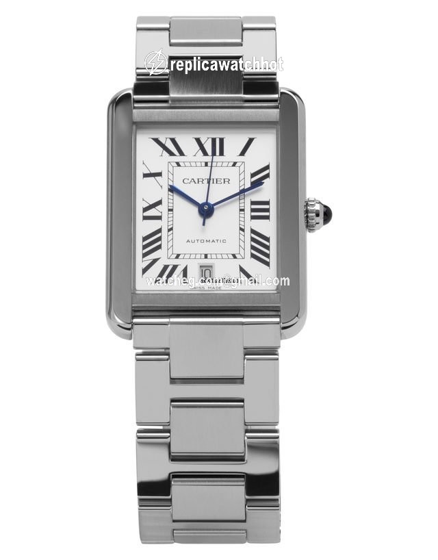 Cartier Tank Solo Mens watch Unisex Automatic Steel W5200028 3800 2