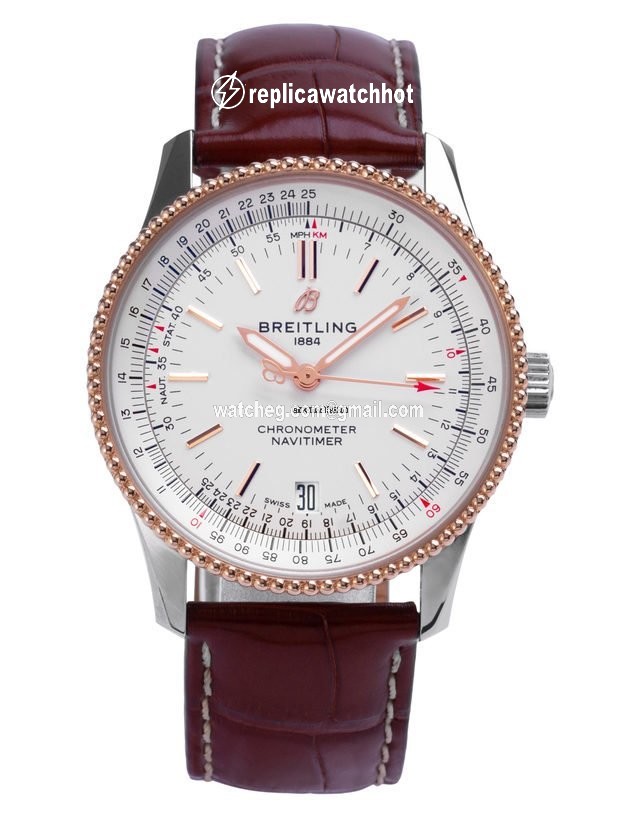 Breitling Navitimer Mens watch Unisex Automatic Gold Steel U17325211G1P2 2