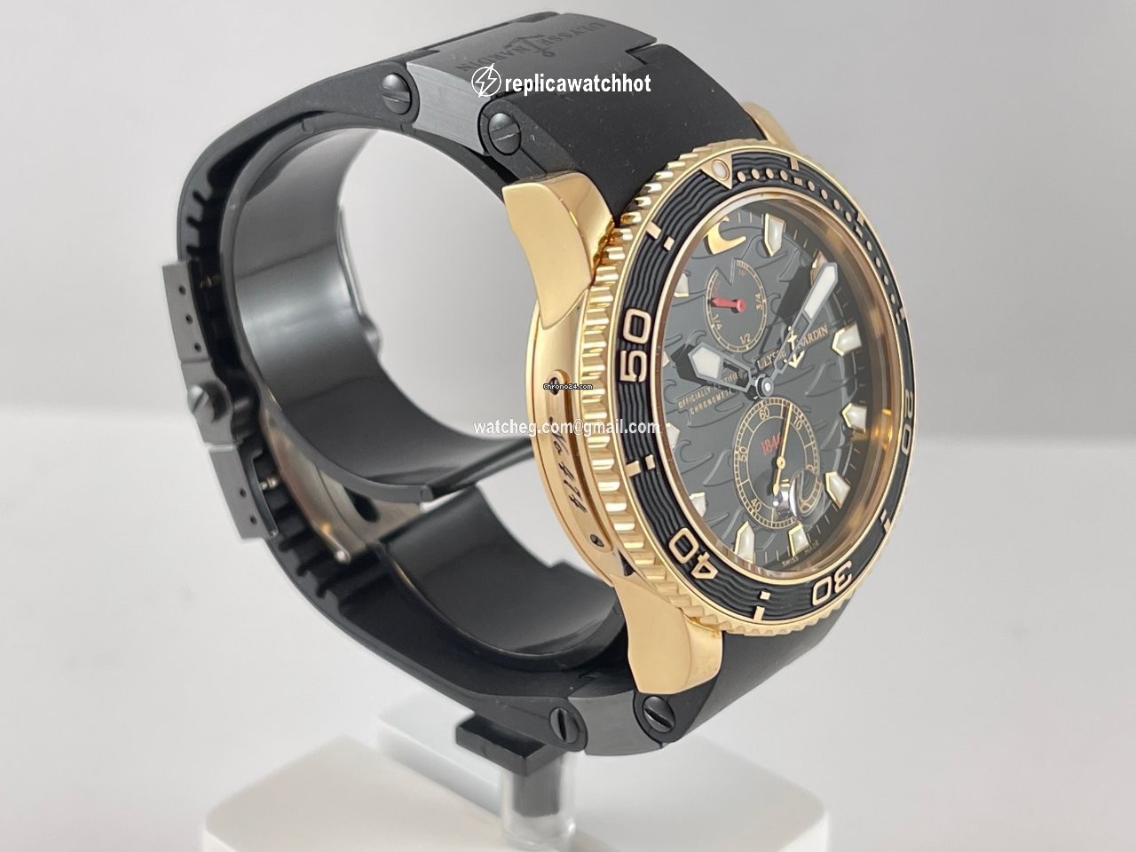 Ulysse Nardin Maxi Marine Diver Mens watch Unisex Automatic Rose gold 266-37 2