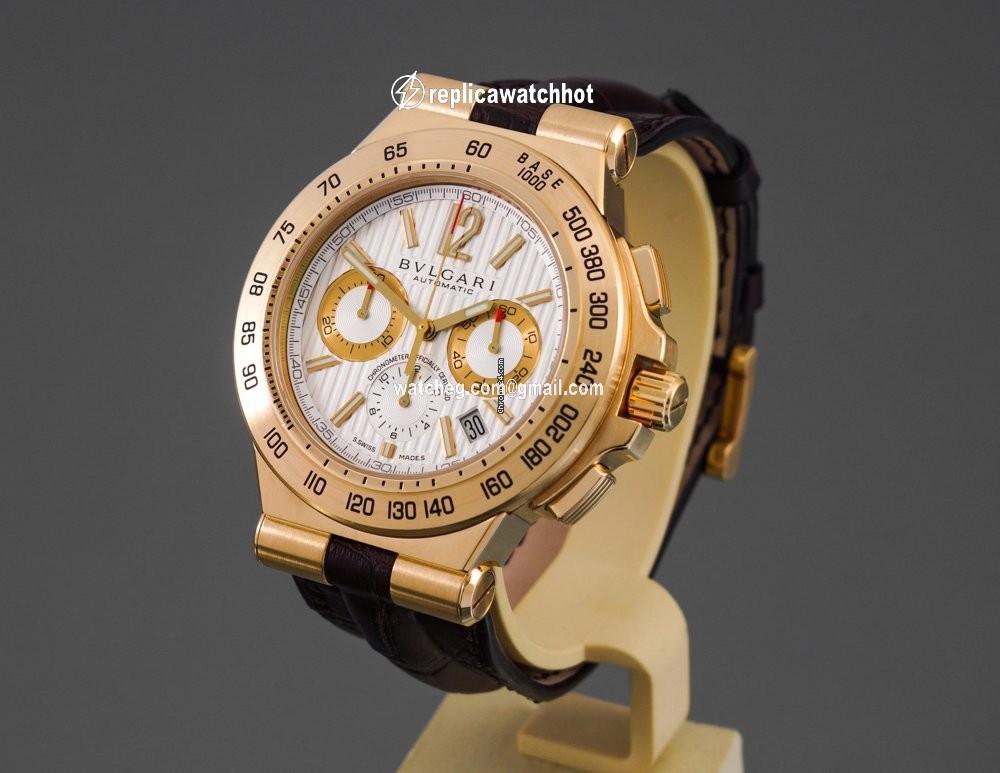 Bulgari Diagono Mens watch Unisex Automatic Yellow gold DP42GCH 2