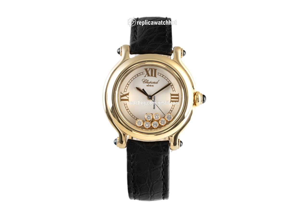 Chopard Happy Sport Womens watch Quartz Yellow gold 27 6137.23 2