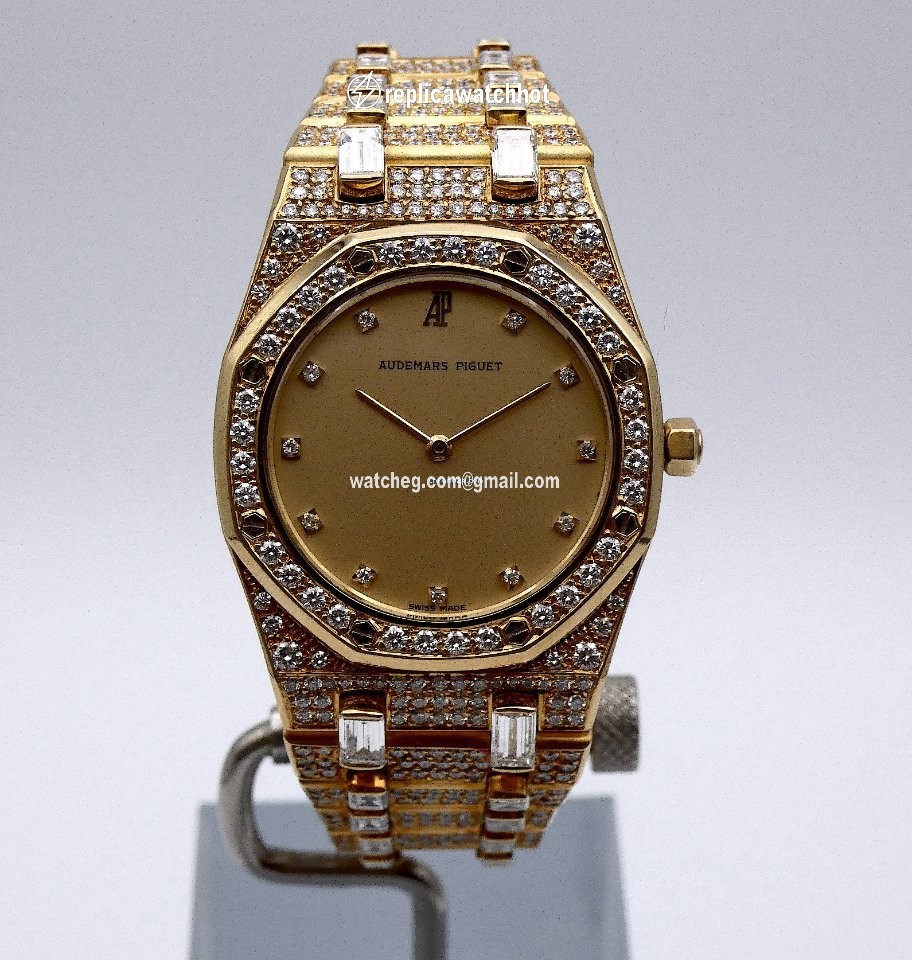 Audemars Piguet Royal Oak Mens watch Unisex Quartz Yellow gold BA56343 699 2