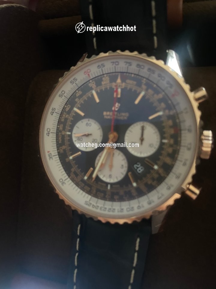 Breitling Navitimer 01 (46 MM) Mens watch Unisex Automatic Rose gold RB0127121F1P1 2