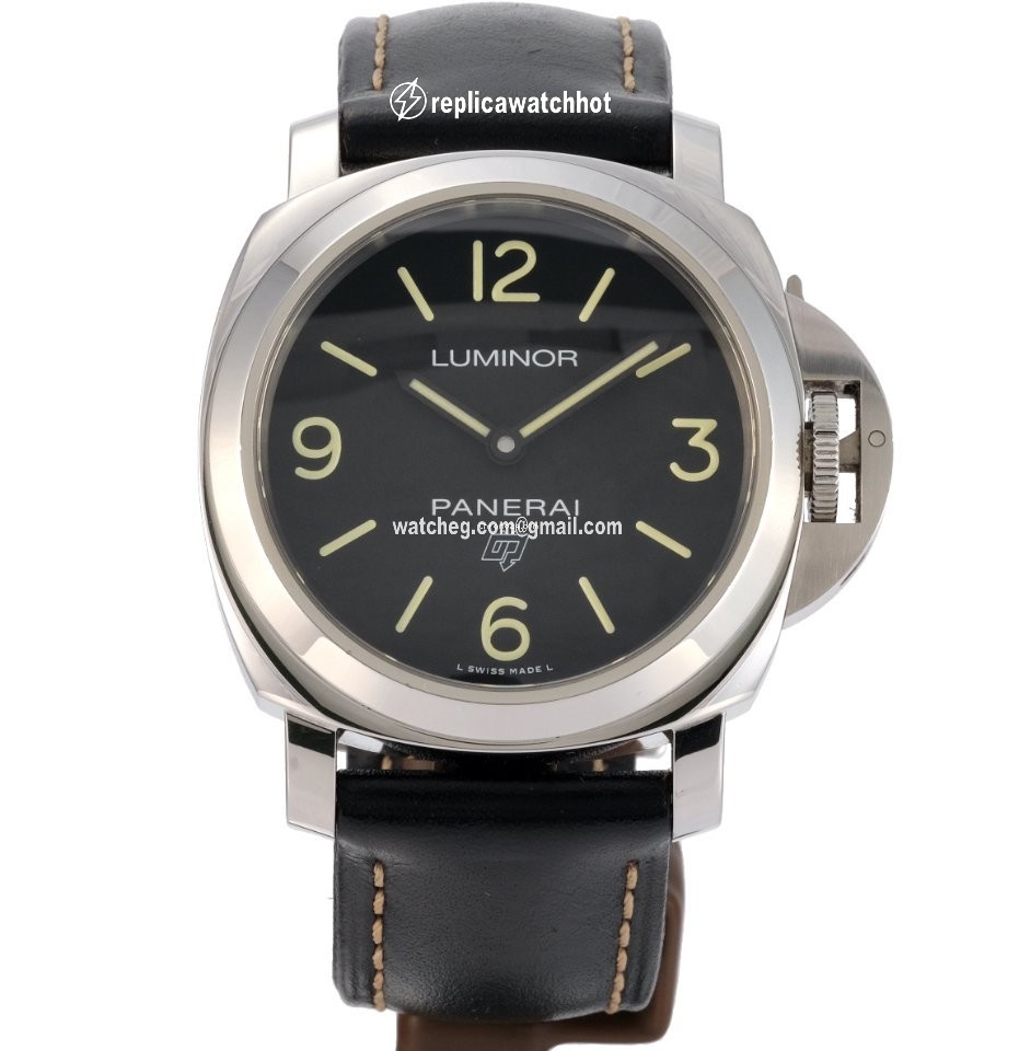 Panerai Luminor Base Logo Mens watch Unisex Manual winding Steel PAM 00773 2