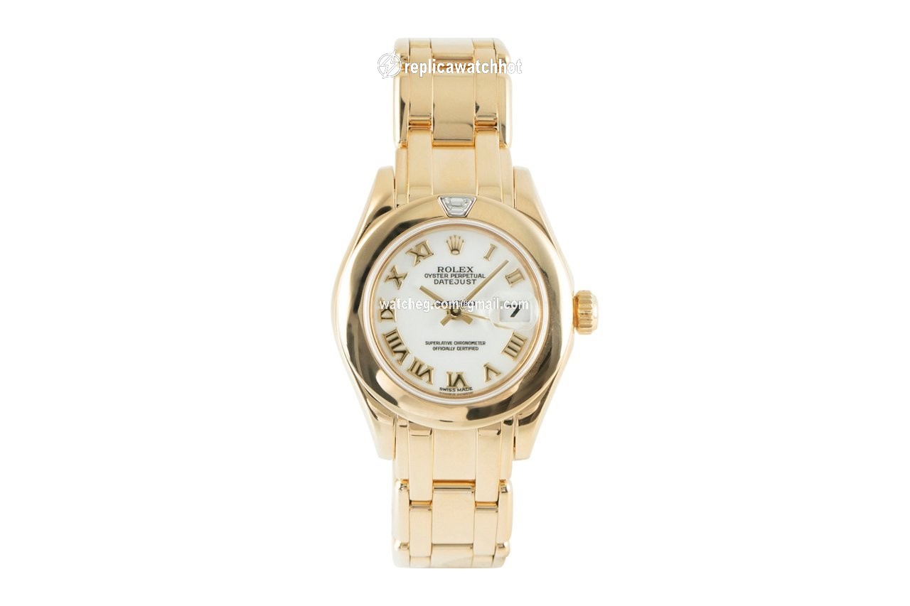 Rolex Pearlmaster Womens watch Yellow gold Automatic 69328 2