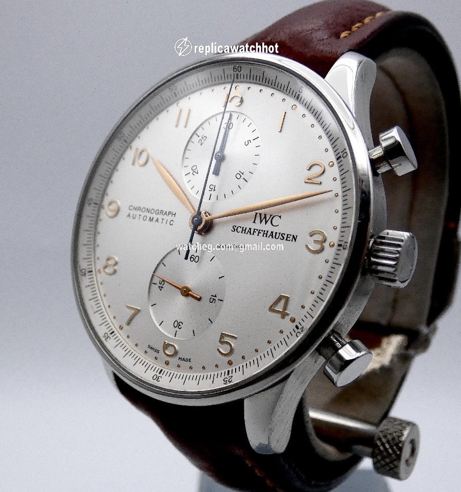 IWC Portuguese Chronograph Steel IW3714001 2