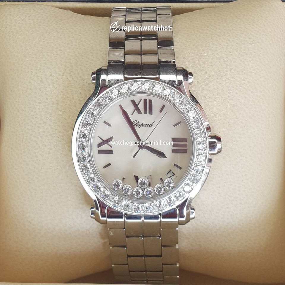Chopard Happy Sport Womens watch Quartz Gold Steel 278478-2002 2