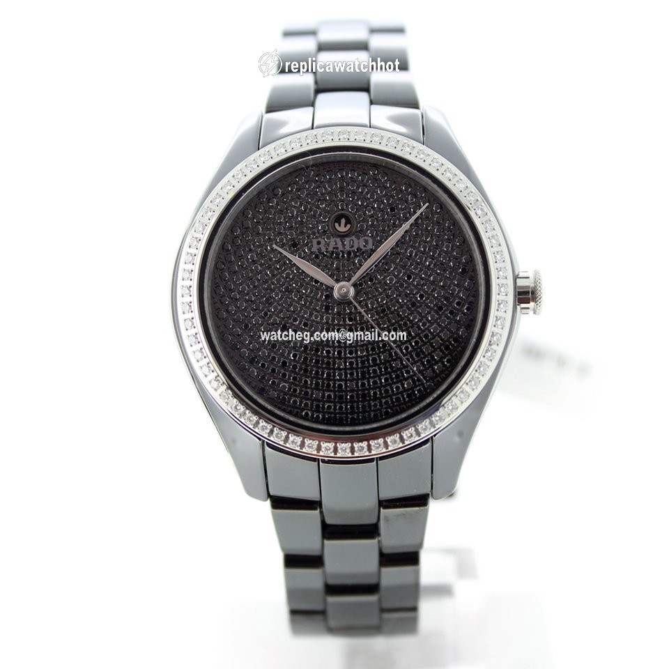 Rado HyperChrome Diamonds Womens watch Automatic Ceramic R32482722 2